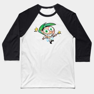 Geometric Cosmo Fairly Odd Parents Baseball T-Shirt